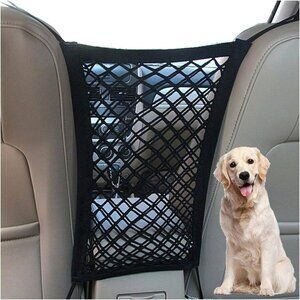 Dog Car Net Barrier Pet Barrier with Auto Safety Mesh Organizer Baby Stretchable